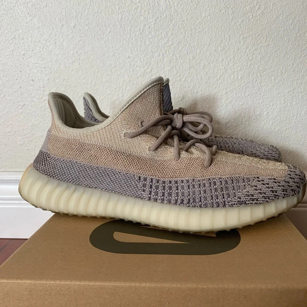Yeezy boost 350 v2 ash pearl gy7658 men’s size 12 - Picture 6 of 13